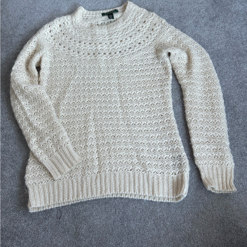 Ralph Lauren White Sweater